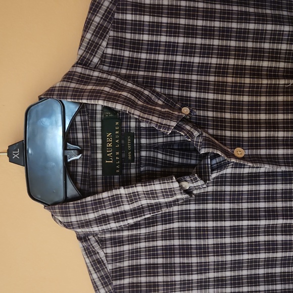 Lauren Ralph Lauren men's XL short sleeved button down shirt - Picture 2 of 5